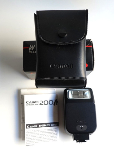 Canon speedlite 200m per - canon,